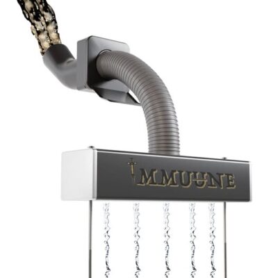 Immuune single-hose grey-water filtration kit for motorhomes